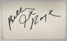 Billy Joe Royal (d. 2015) Signed Autographed Vintage 3x5 Index Card - £15.94 GBP