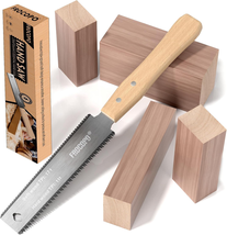 Japanese 6-Inch Pull Saw, Double-Edge Blade, Non-Slip Handle for Woodwor... - $13.05 CAD