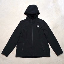 The North Face Womens Black Windwall Fleece Lined Hooded Jacket - Size XL - $570.23 MXN