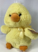 Aurora Spring Chick With Ribbon Plush Stuffed Animal Toy Yellow Orange 9" New - $12.86