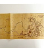 Map Brown&#39;s Ferry Tenn Civil War Reproduction 14 x 8.25&quot; Military Histor... - $380.59 MXN