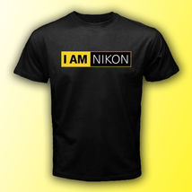 Nikon Camera I Am Nikon Logo Black T-Shirt Size S,M,L,XL,2XL,3XL - £13.86 GBP+