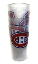 NHL Montreal Canadiens 4 Pack Tumblers 16 oz Tumbler Set Party Games Man Cave - £12.38 GBP