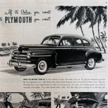 1947 Plymouth Special DeLuxe Advertisement Vintage Automobilia Chrysler ... - $474.98 MXN