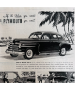 1947 Plymouth Special DeLuxe Advertisement Vintage Automobilia Chrysler ... - $34.31 CAD