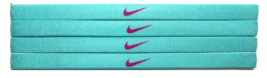 NEW Nike Girl`s Assorted All Sports Headbands 4 Pack Multi-Color #14 - $17.50