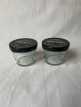Unbranded Set of 2 Mini Jars with Lid 4-Ounces - e466 - €5,99 EUR