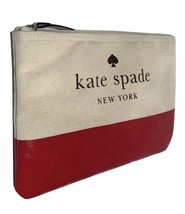 NWT Kate Spade Ash Street Gia Canvas Clutch Handbags Wallet Pursue WLRU4912 - £31.70 GBP
