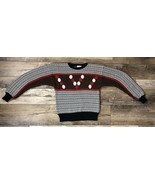 Vintage Neiman-Marcus Mens Sweater Blue White Red Brown Made in Hong Kon... - £54.48 GBP