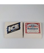 VTG Budweiser &amp; Ice Draft Golf Tees Bud Promotional Matchbook Set Know When - $118.55 MXN
