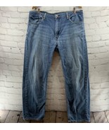 Levis 505 Mens Jeans 38X32 Straight Leg  - £19.45 GBP