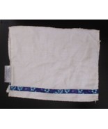 Build A Bear Workshop White Beach Towel Navy Print Trim - $8.09 CAD