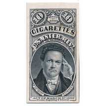 TA17P4 Series 1883 U.S. Cigarette Revenue stamp, BEP proof on card, Turn... - £62.36 GBP