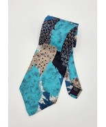 Vtg Studio R Abstract Art Inspired Black Blue &amp; Burnished Gold Italian S... - $20.29 CAD