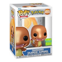 Funko Pop! Pokemon Charmander (Metallic) SDCC Shared Exclusive w/ Sticker 2022 - £34.59 GBP