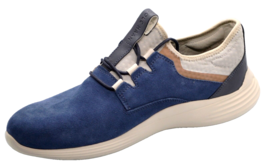 Cole Haan  Men&#39;s Blue Suede  Grandsport  Sneakers Shoes Size 12 - $139.86
