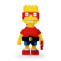 Bart Simpson Brick Sculpture (JEKCA Lego Brick) DIY Kit - £66.56 GBP