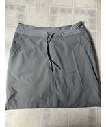Duluth Trading Co. Armachillo Hybrid Skort Skirt Womens Size 8 Gray Cooling - £29.18 GBP
