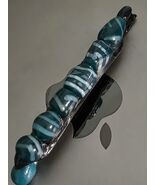 Glass construct;"Quoise" Zebra pattern,Bobby.C.2025 - $312.77 MXN