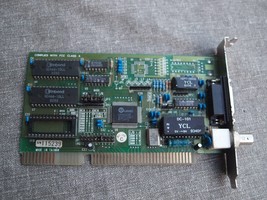 Rare Vintage UMC 16 Bit ISA Network LAN Card BNC UM9003F NIC - £13.22 GBP