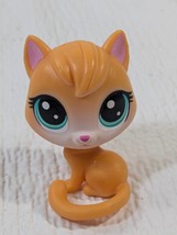 Littlest Pet Shop Pawlina Pillowby orange cat curled tail Paulina kitty LPS - $92.82 MXN