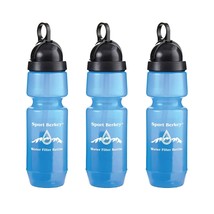 3-Pack Of Sport Berkey Water Filter Bottles Ideal For Off-Grid,, Work Or... - $178.99