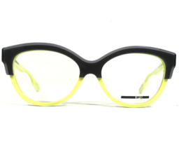 Alexander McQueen Eyeglasses Frames MQ 0026O 004 Neon Yellow Gray 53-16-140 - £48.55 GBP