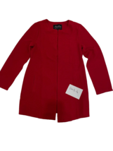 Aniston Rot Gerippt Blazer UK 12 US 8 Eu 40 (fm5-6) - £21.95 GBP