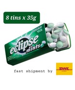 8 tins x Eclipse Mints Breath Freshner Sweet Candy Spearmint Flavor- shi... - $94.64 CAD