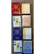 Two Vintage 88 Jumbo Index Playing Card Set U.S. Playing Card Co. Made I... - $14.50