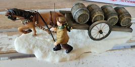 Heartland Valley Village horse drawn barrel wagon - $17.74