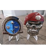 2 AFSOC Challenge Coins USAF Pararescue Skull Creed PJ s &amp; CCT Combat Co... - $52.56 CAD