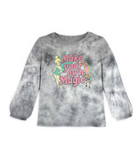 Girls&#39; Disney Store Tinker Bell L/S Tie-Dye Magic T-Shirt XS (4) NWT - £17.91 GBP