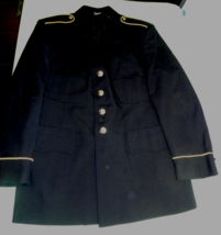 UNITED STATES ARMY SERVICE UNIFORM DRESS BLUE 450 ASU JACKET COAT POLY W... - $72.89
