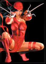Marvel Comics Elektra With Swords Comic Image Refrigerator Magnet, NEW UNUSED - £3.15 GBP