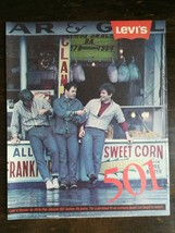 Vintage 1984 Levi&#39;s 501 Jeans Full Page Original Ad 721 - $6.64