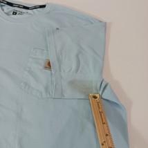Carhartt Force T-Shirt Blue Short Sleeve Relaxed Pocket 104616 H51 Men's Size XL image 5