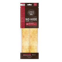 Earth Animal Dog No Hide Strips Beef 4 Pack - £11.01 GBP