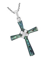 Shell Cross Mother of Pearl X Wrap .925 | | - £45.91 GBP