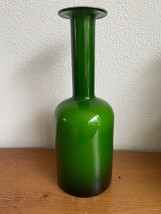 Otto Brauer Per Holmegaard Pop Art Gulvase Vibrante Verde Vaso - £235.97 GBP