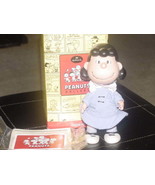 Hallmark Peanuts Gallery Lucy DOLL Wearing Blue Dress Mint In Box - €29,87 EUR