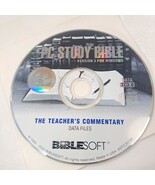 PC Study Bible Biblesoft V3 Windows CD The Teacher&#39;s Commentary Data Fil... - $29.00