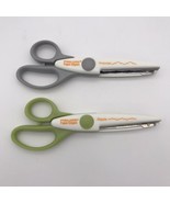 Fiskars Paper Edgers Scissors Victorian &amp; Ripple set of 2 Crafts Scrapbo... - £7.08 GBP
