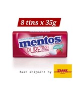 Mentos Pure Fresh SugarFree Mints 8 x 35g Strawberry Flavour- fast shipm... - $94.23 CAD