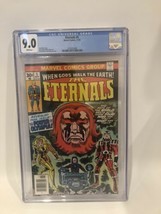 Eternals #5 Marvel 1976 CGC 9.0 WHITE Pages 1st THENA Angelina Jolie Comic - £187.75 GBP