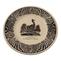 Prinknash Abbey Pottery Bewick&#39;s Beastes 8 1/4&quot; Plate THE CAMELEOPARD England  - £40.20 GBP
