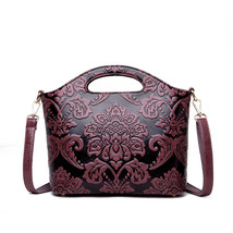 WoMens Bag Trendy Middle-Aged Women Shoulder Bag Simple Chinese Style Mom Hand B - £56.88 GBP