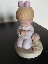 Enesco Mabel Lucie Attwell I Pray the Lord My Soul to Keep 1989 4 1/2&quot; T... - £6.68 GBP