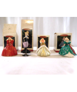 Hallmark Barbie Lot of 4 Vintage Keepsake Ornaments Christmas Holiday Co... - £11.84 GBP