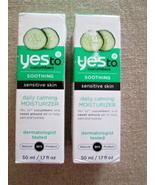 Lot of Two New Yes To Cucumbers Sensitive Skin Daily Moisturizer 1.7 FL OZ - £12.54 GBP